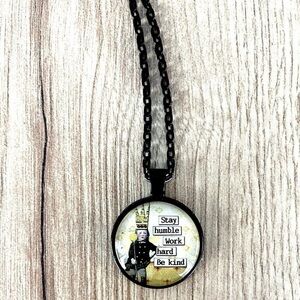 Stay Humble Inspirational Fairy Necklace, NWT